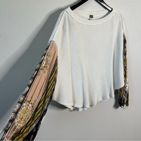 Free People We the Free Blossom Thermal - Ivory - Picture 2 of 6